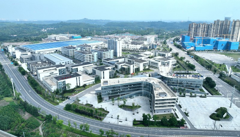 內江電子信息產業園。內江市委宣傳部供圖